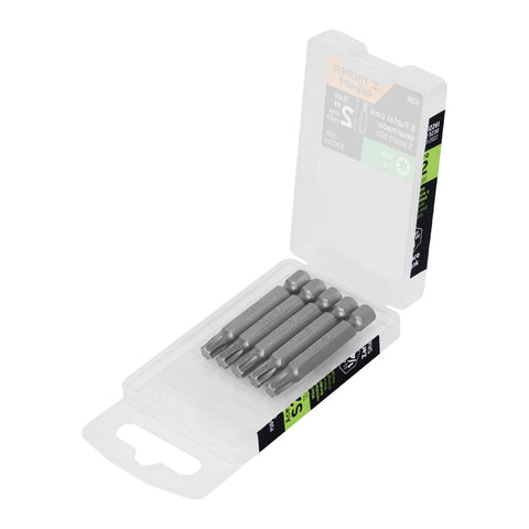 Estuche con 5 puntas torx T30 largo 2', Truper Expert | PUDE-5230 | 12261