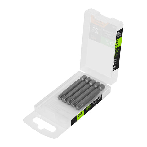 Estuche con 5 puntas torx T40 largo 2', Truper Expert | PUDE-5240 | 12262