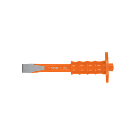 Cincel de corte frío 1 x 10' con grip, Truper | C-1X10G | 12273