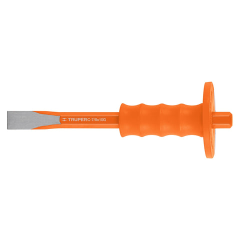 Cincel de corte frío 7/8 x 10' con grip, Truper | C-7/8X10G | 12274