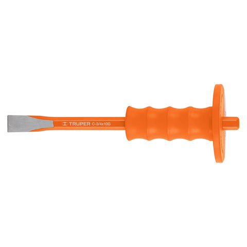 Cincel de corte frío 3/4 x 10' con grip, Truper | C-3/4X10G | 12275