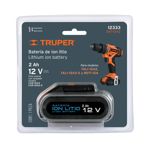 Batería ion litio, 12V, para ROTI-20A y TALI-12A2 | BAT-12A2 | 12333