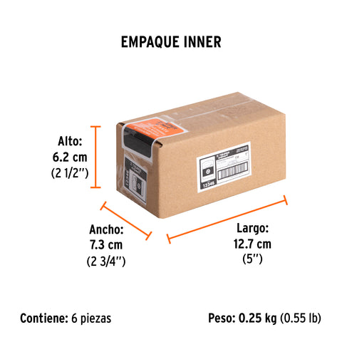 Estuche con 5 puntas torx T30 con seguro largo 1', Expert | PUDE-6130 | 12346