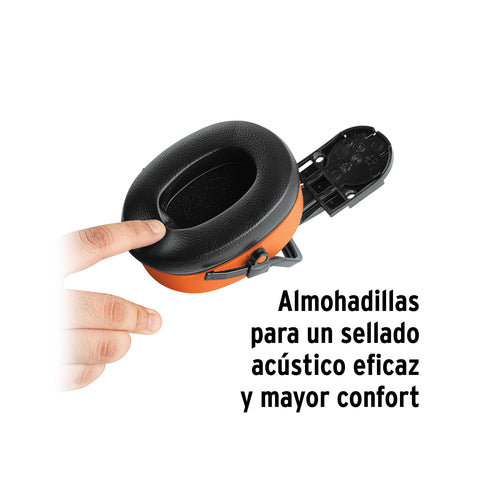 Orejera ajustable para casco, Truper | OAJ-C | 12356