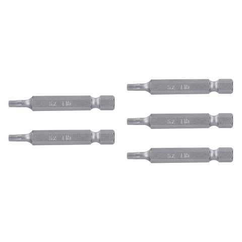 Estuche con 5 puntas torx T15 con seguro largo 2', Expert | PUDE-6215 | 12358