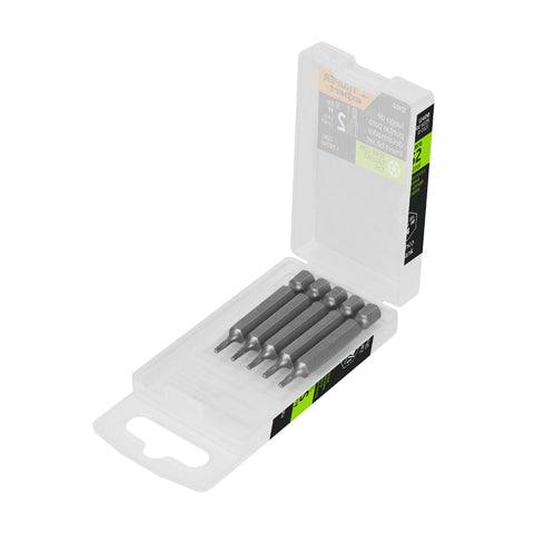 Estuche con 5 puntas torx T25 con seguro largo 2', Expert | PUDE-6225 | 12400