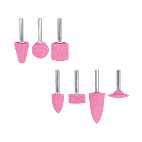 Juego de 7 piedras montadas zanco 1/4', uso general, Truper | JPM-7 | 12446