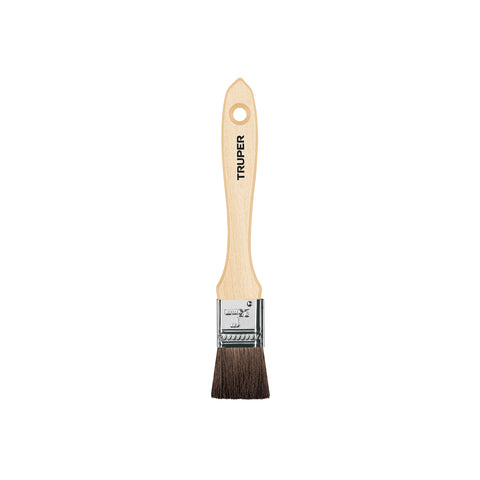 Brocha pelo de camello de 1' con mango de madera, TRUPER | BRT-1C | 12466