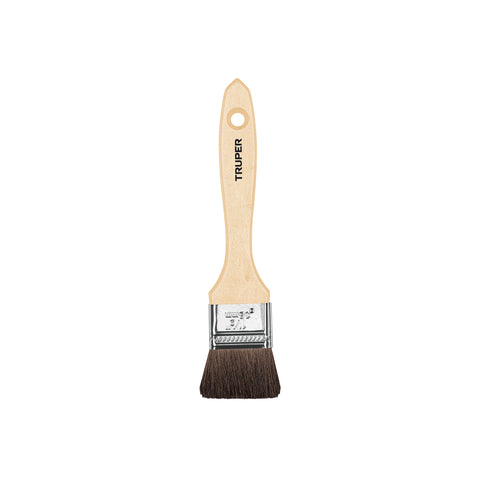 Brocha pelo de camello de 1-1/2' con mango de madera, TRUPER | BRT-1-1/2C | 12467