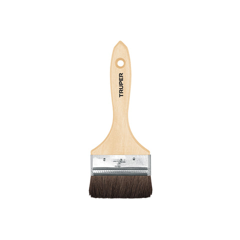 Brocha pelo de camello de 3' con mango de madera, TRUPER | BRT-3C | 12469