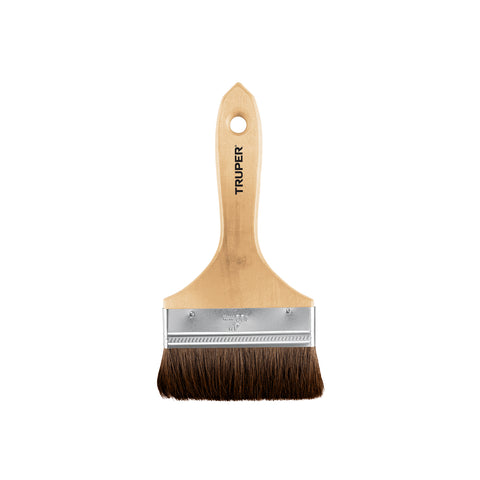 Brocha pelo de camello de 4' con mango de madera, TRUPER | BRT-4C | 12470
