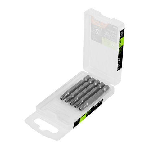 Estuche con 5 puntas torx T30 con seguro largo 2', Expert | PUDE-6230 | 12484