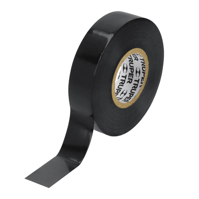 Cinta de aislar de 18 m x 19 mm, negra, Truper | M-33 | 12500