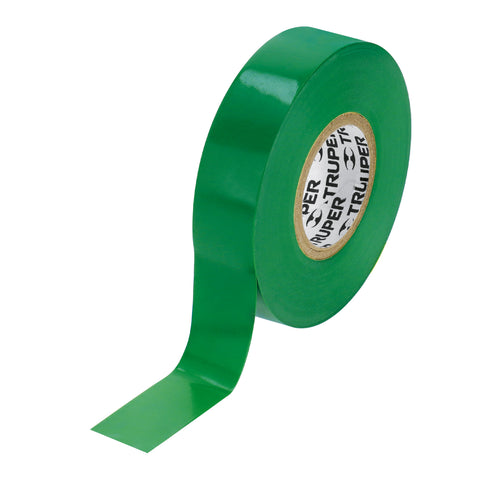 Cinta de aislar de 18 m x 19 mm, verde, Truper | M-33V | 12502