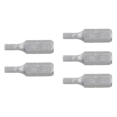 Estuche con 5 puntas hexagonales de 3 mm largo 1', Expert | PUDE-7103 | 12528