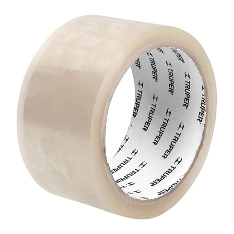 Cinta de empaque 48 mm x 40 m transparente, Truper | CTR-40 | 12551
