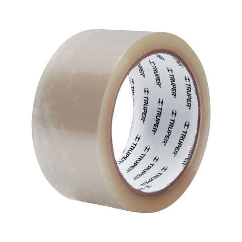 Cinta de empaque 48 mm x 50 m transparente, Truper | CTR-50 | 12555