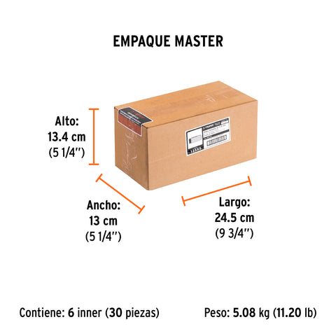 Disco Tipo 27 de 4-1/2' x 6.4 mm para desbaste de metal | ABT-774 | 12565