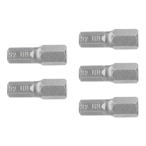 Estuche con 5 puntas hexagonales de 8 mm largo 1', Expert | PUDE-7108 | 12577