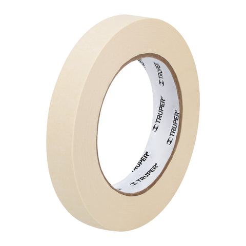 Cinta masking tape de 1/2' x 50 m, Truper | MSK-1/2 | 12589