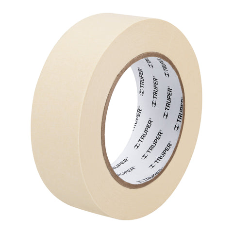 Cinta masking tape de 1-1/2' x 50 m, Truper | MSK-1-1/2 | 12592