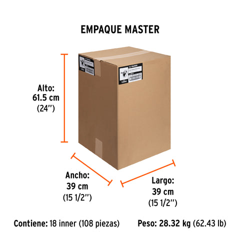 Cinta masking tape de 2' x 50 m, Truper | MSK-2 | 12593