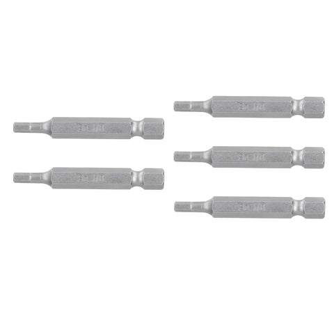 Estuche con 5 puntas hexagonales de 1/8mm largo 2', Expert | PUDE-7212 | 12619