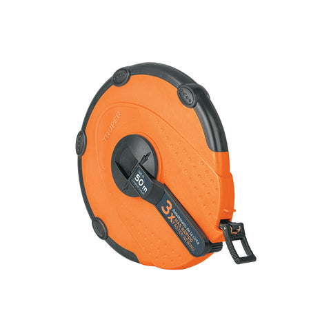 Cinta métrica larga 50m fibra de vidrio, carcasa plástica | TP50ME | 12640