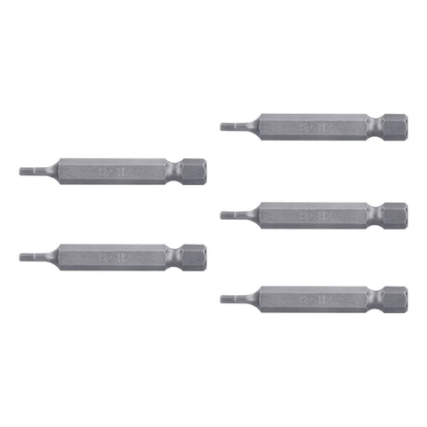 Estuche con 5 puntas hexagonales de 2 mm largo 2', Expert | PUDE-7202 | 12691