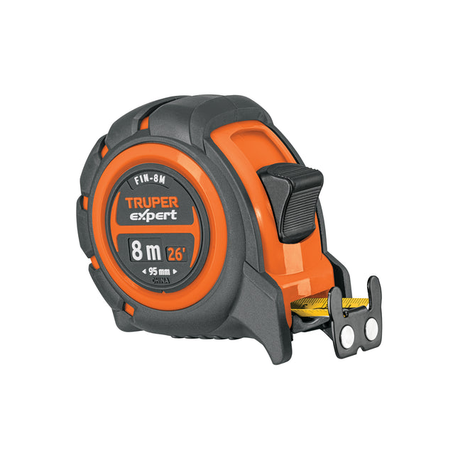 Flexómetro industrial contra impactos 8 m cinta 25 mm | FIN-8M | 12696