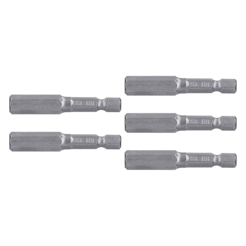 Estuche con 5 puntas hexagonales de 8 mm largo 2', Expert | PUDE-7208 | 12705