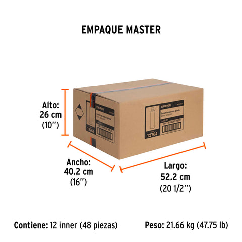 Pintura en aerosol, guinda, bote esbelto, 400 ml | PA-GU | 12764