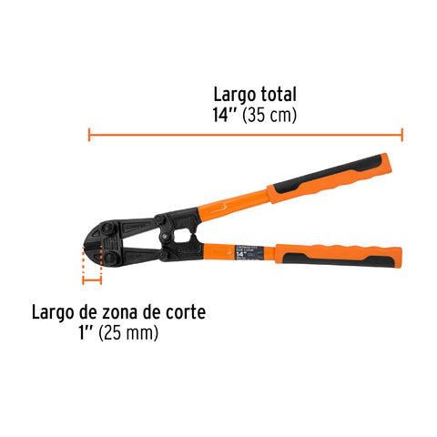 Cortapernos 14', profesional, TRUPER | CP-14X | 12831