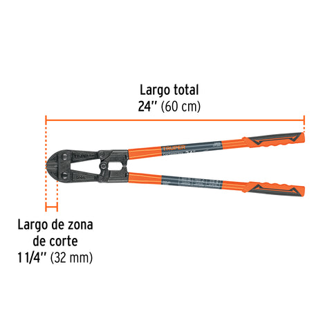 Cortapernos 24', profesional, TRUPER | CP-24X | 12833