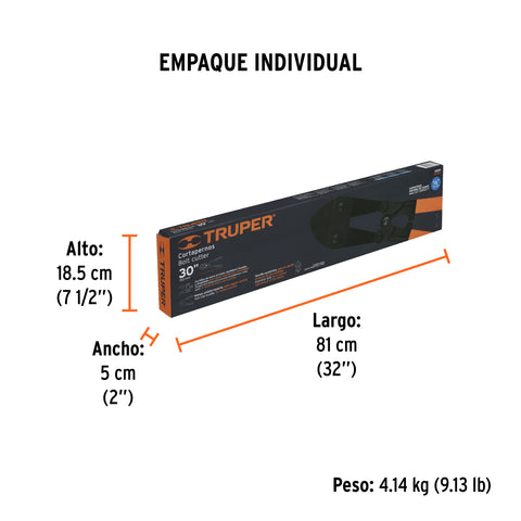 Cortapernos 30', profesional, TRUPER | CP-30X | 12834