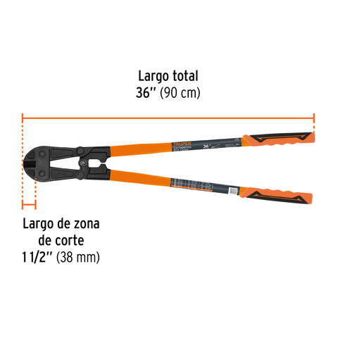 Cortapernos 36', profesional, TRUPER | CP-36X | 12835