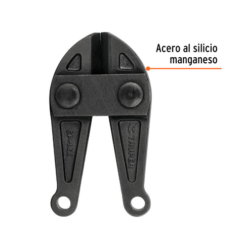 Cuchillas de repuesto para cortapernos 14', Truper | REP-CP-14X | 12837