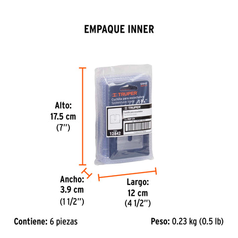 Repuesto de cuchilla para escochebre E-9R, Truper | REP-E9 | 12842