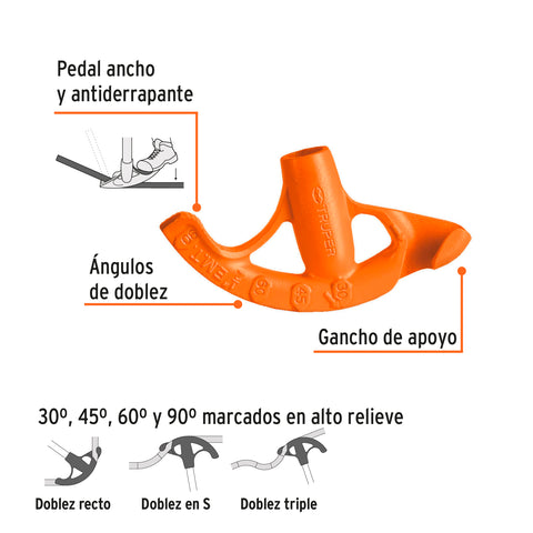 Doblador de tubo conduit 1/2', Truper | DOTU-50 | 12845