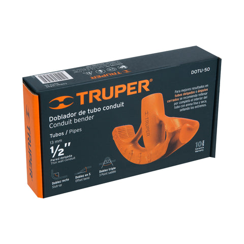 Doblador de tubo conduit 1/2', Truper | DOTU-50 | 12845