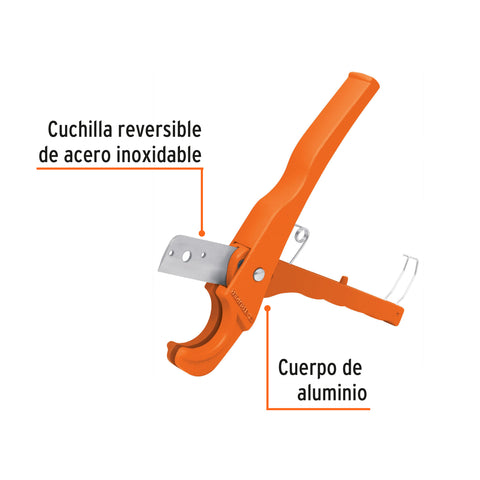 Cortador de tubo de plástico, corte 3/4' (19 mm), TRUPER | COT-PPR | 12857