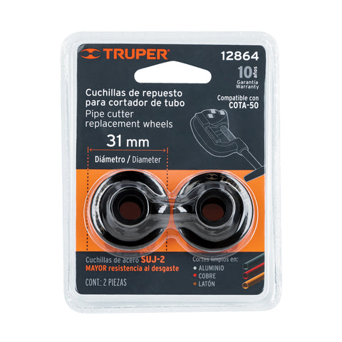 Blíster con 2 cuchillas para cortador de tubo COTA-50 | REP-COTA-50 | 12864