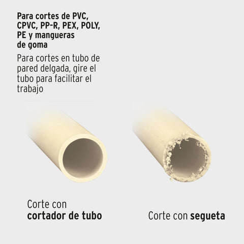 Cortador de tubo de plástico, corte 2-1/2' (65 mm), EXPERT | COT-PVC-X | 12867