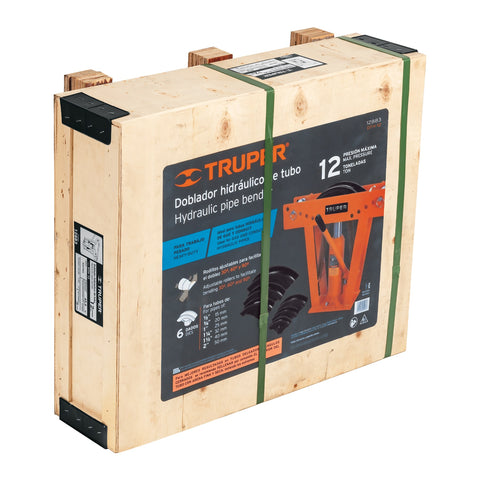 Doblador hidráulico para tubo, 12 ton, Truper | DTH-12 | 12883
