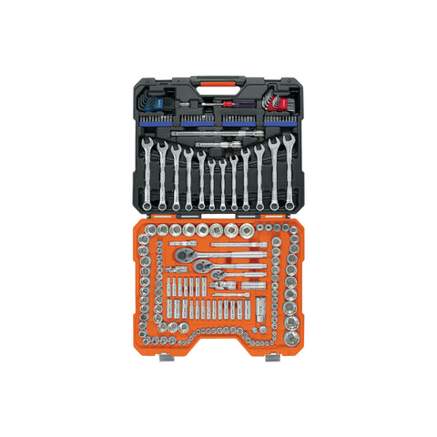Juego 199 herramientas 1/4', 3/8' y 1/2' std y mm p/mecánico | JD-199MP | 12894