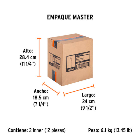 Sellador de poliuretano de 280 ml, gris, Truper | SEPO-280G | 12905