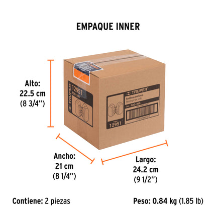 Rodilleras ligeras de gel y EVA, Truper | ROD-300 | 12951