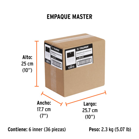 Bolsa con 150 separadores de 3 mm de losetas, TRUPER | SELO-30 | 12973
