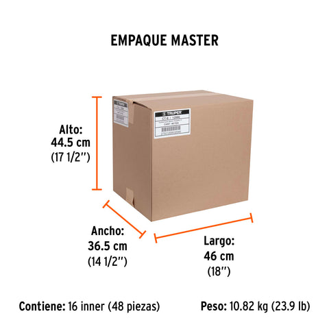 Cuchara para albañil 6' forjada tipo Filadelfia, TRUPER | CT-6 | 12990