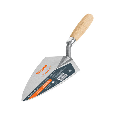 Cuchara para albañil 9' forjada tipo Filadelfia, TRUPER | CT-9 | 12991